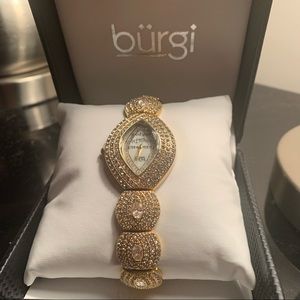 Burgi crystal watch